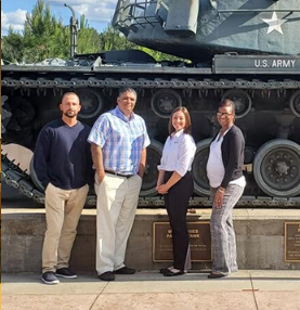 OBXtek team at memorial visit